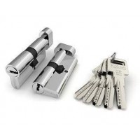 Цилиндровый механизм с вертушкой R602/70 mm (30+10+30) CP хром 5 кл.