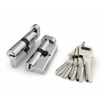Цилиндровый механизм с вертушкой R602/100 mm (45+10+45) CP хром 5 кл.