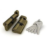 Цилиндровый механизм с вертушкой R302/60 mm-BL (25+10+25) AB бронза 5 кл. БЛИСТЕР