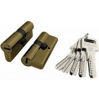Цилиндровый механизм R600/60 mm (25+10+25) AB бронза 5 кл.