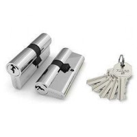 Цилиндровый механизм 100 CA 80 mm (35+10+35) CP хром 3 кл.