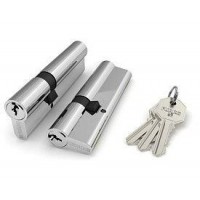 Цилиндровый механизм 100 CA 90 mm (40+10+40) CP хром 3 кл.