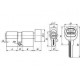 Цилиндровый механизм с вертушкой A202/100 mm (40+10+50) SN мат. никель 5 кл.