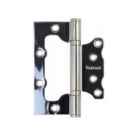 Дверные петли Vantage, хром, (2BB-CP 100*75*2,5)