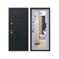 Входная дверь Zelar Евро 2 Антик черный/Снилк сноу ФЛЗ-42