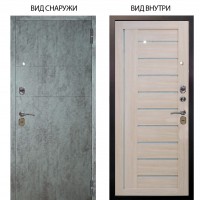 Стальная БЕРЛОГА XS / Агат Темный бетон / Диана Буксус