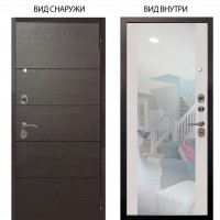 Стальная БЕРЛОГА XS / Агат Венге горизонт / Вояж Белое дерево