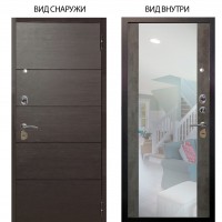 Стальная БЕРЛОГА XS / Агат Венге горизонт / Вояж Светлый бетон