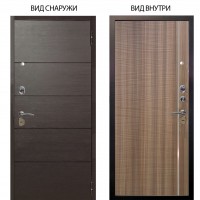 Стальная БЕРЛОГА XS / Агат Венге горизонт / Гауда Керамика