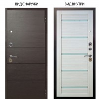 Стальная БЕРЛОГА XS / Агат Венге горизонт / Александра Белая лиственница