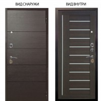 Стальная БЕРЛОГА XS / Агат Венге горизонт / Диана Лунная ночь