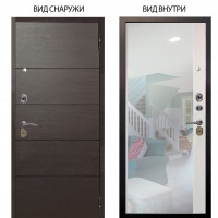 Стальная БЕРЛОГА XS / Агат Венге горизонт / Магнум Софт милк