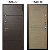 Стальная БЕРЛОГА XS / Агат Венге горизонт / Мирра Буксус