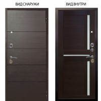 Стальная БЕРЛОГА XS / Агат Венге горизонт / Мирра Вельвет