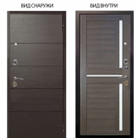 Стальная БЕРЛОГА XS / Агат Венге горизонт / Мирра Лунная ночь
