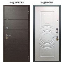 Стальная БЕРЛОГА XS / Агат Венге горизонт / Могадиш Софт милк