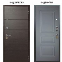 Стальная БЕРЛОГА XS / Агат Венге горизонт / Скиф Силк маус
