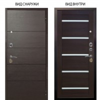 Стальная БЕРЛОГА XS / Агат Венге горизонт / Александра Вельвет