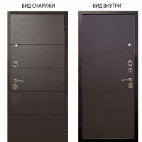 Стальная БЕРЛОГА XS / Агат Венге горизонт / Элегант Венге горизонт