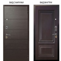 Стальная БЕРЛОГА XS / Агат Венге горизонт / Элион Горький шоколад
