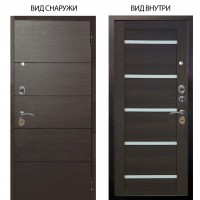 Стальная БЕРЛОГА XS / Агат Венге горизонт / Александра Лунная ночь