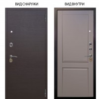 Стальная БЕРЛОГА XS / Элегант Венге горизонт / Ариана Серая эмаль