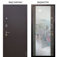 Стальная БЕРЛОГА XS / Элегант Венге горизонт / Вояж Светлый бетон