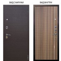 Стальная БЕРЛОГА XS / Элегант Венге горизонт / Гауда Керамика