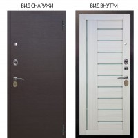 Стальная БЕРЛОГА XS / Элегант Венге горизонт / Диана Белая лиственница