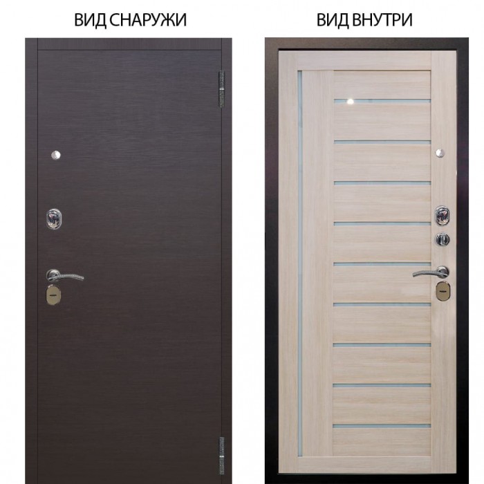 Стальная БЕРЛОГА XS / Элегант Венге горизонт / Диана Буксус