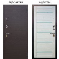 Стальная БЕРЛОГА XS / Элегант Венге горизонт / Александра Белая лиственница