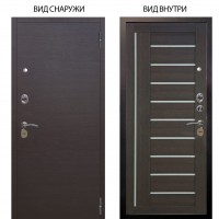 Стальная БЕРЛОГА XS / Элегант Венге горизонт / Диана Лунная ночь