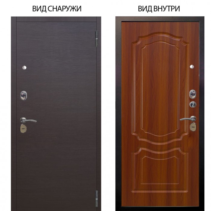 Стальная БЕРЛОГА XS / Элегант Венге горизонт / Мишель Дуб рустикальный