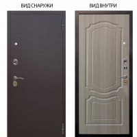 Стальная БЕРЛОГА XS / Элегант Венге горизонт / Мишель Ларче светлый