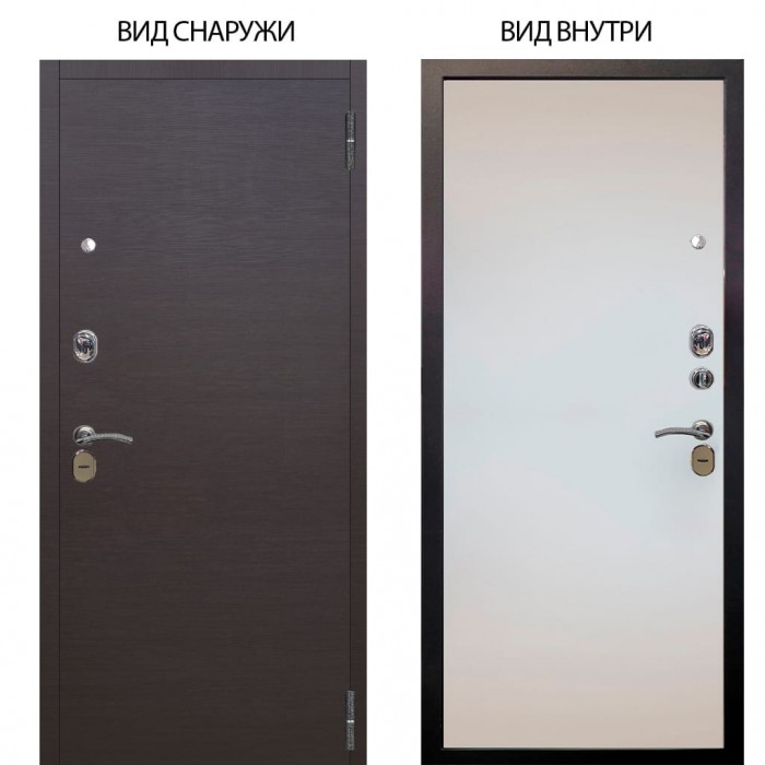 Стальная БЕРЛОГА XS / Элегант Венге горизонт / Под покраску