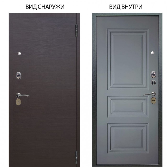 Стальная БЕРЛОГА XS / Элегант Венге горизонт / Скиф Силк маус