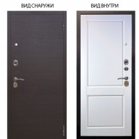 Стальная БЕРЛОГА XS / Элегант Венге горизонт / Соренто Белая эмаль