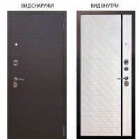 Стальная БЕРЛОГА XS / Элегант Венге горизонт / Тори Софт милк