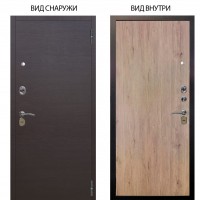 Стальная БЕРЛОГА XS / Элегант Венге горизонт / Элегант Рустик соломенный