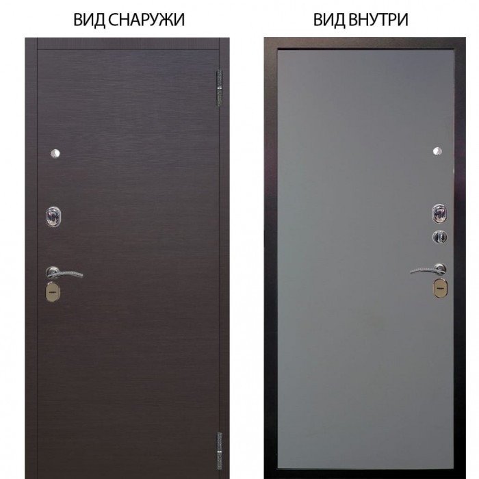 Стальная БЕРЛОГА XS / Элегант Венге горизонт / Элегант Силк маус