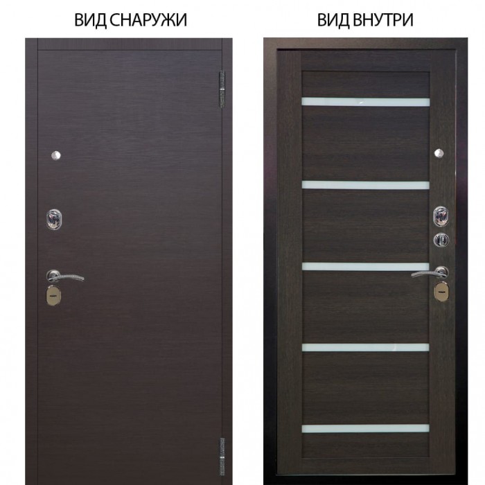 Стальная БЕРЛОГА XS / Элегант Венге горизонт / Александра Лунная ночь