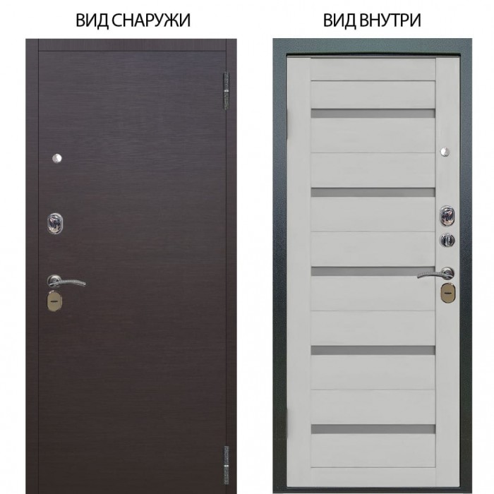 Стальная БЕРЛОГА XS / Элегант Венге горизонт / Александра Серый винил