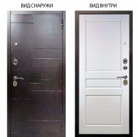 Стальная БЕРЛОГА XS / Форт Венге горизонт / Каролина Белая эмаль