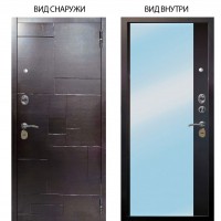 Стальная БЕРЛОГА XS / Форт Венге горизонт / Магнум Черный софт