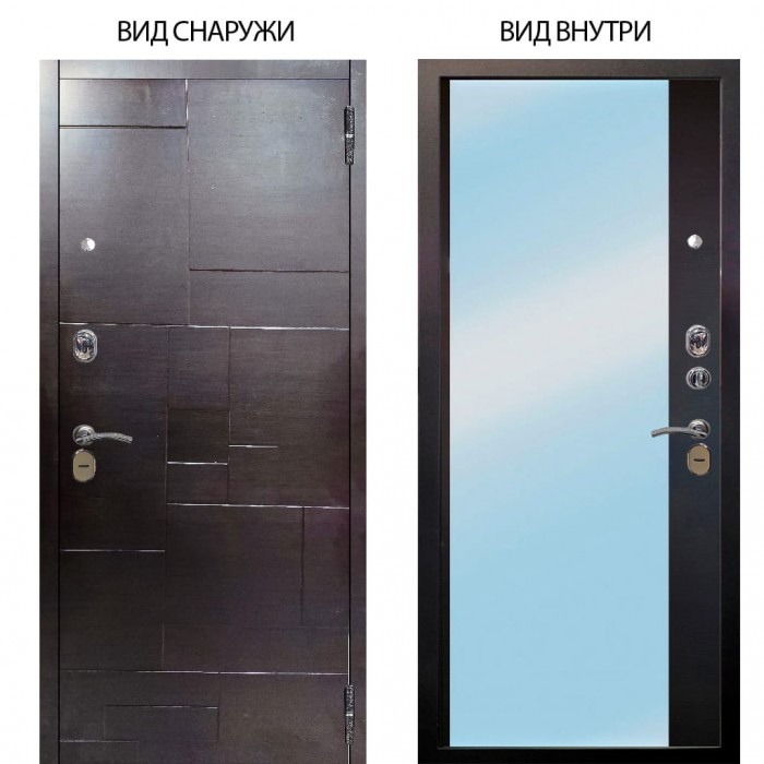 Стальная БЕРЛОГА XS / Форт Венге горизонт / Магнум Черный софт