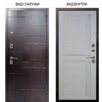 Стальная БЕРЛОГА XS / Форт Венге горизонт / Мирра Белая лиственница