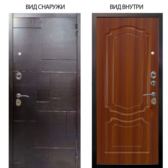 Стальная БЕРЛОГА XS / Форт Венге горизонт / Мишель Дуб рустикальный