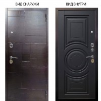 Стальная БЕРЛОГА XS / Форт Венге горизонт / Могадиш Черный софт