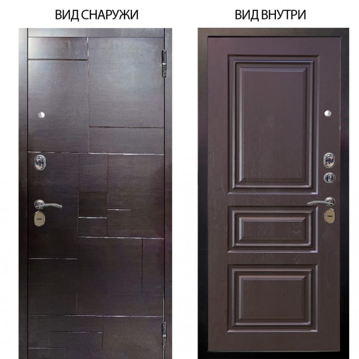 Стальная БЕРЛОГА XS / Форт Венге горизонт / Скиф Горький шоколад