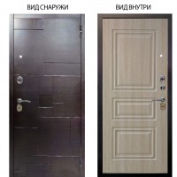 Стальная БЕРЛОГА XS / Форт Венге горизонт / Скиф Дуб филадельфия крем